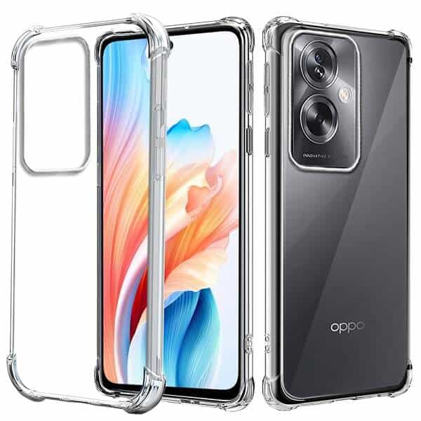 For Oppo A79 5G SupRShield Clear Case Shockproof Heavy Duty Gel Air Cushion Cover For Oppo A79 5G SupRShield Clear Case Shockproof Heavy Duty Gel Air Cushion Cover